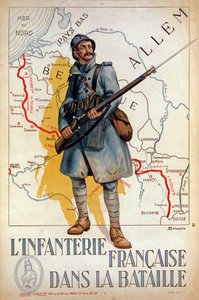 1917年の戦いにおけるフランスの歩兵